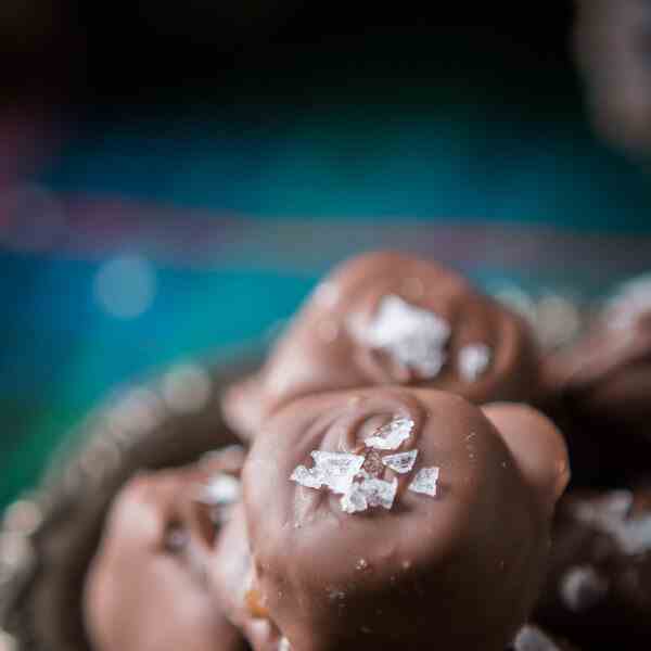 salted milk chocolate homemade caramels