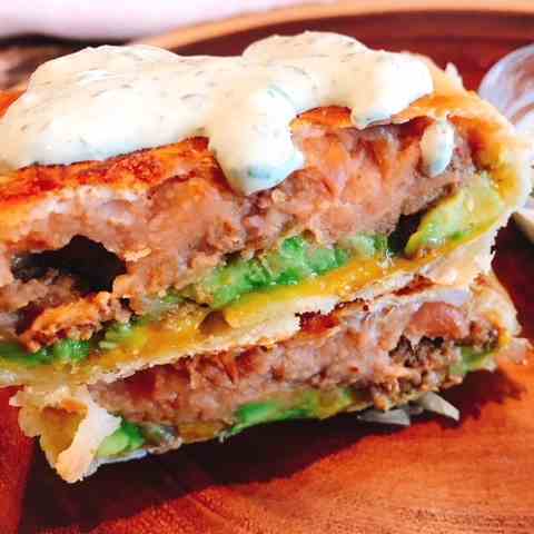 Bean - Beef Chimichangas