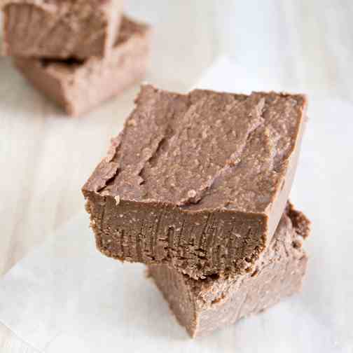 Vegan Peanut Butter Chocolate fudge