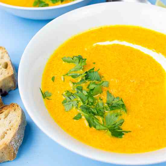 Carrot and Ginger Soup - souper fast!