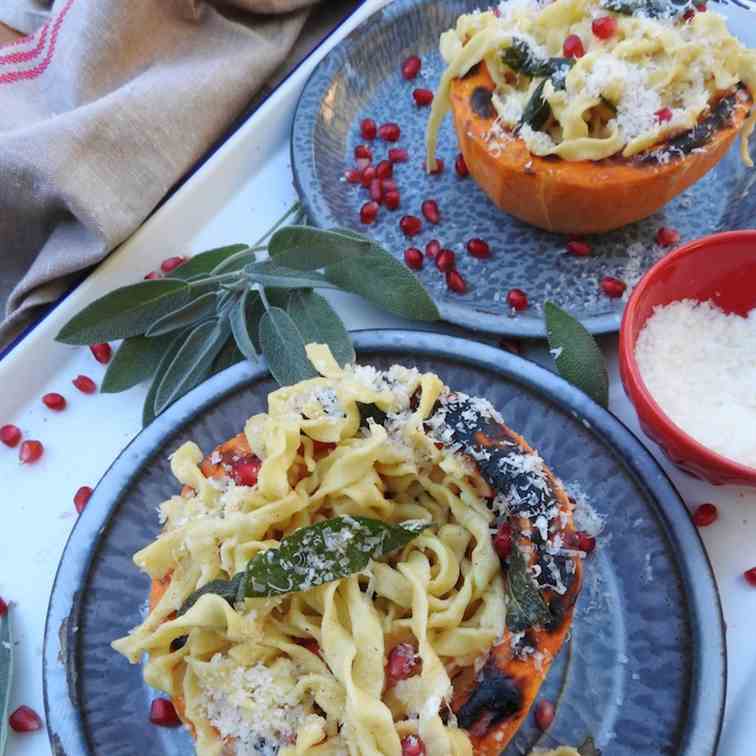 Homemade Fettuccine with Brown Butter Sage