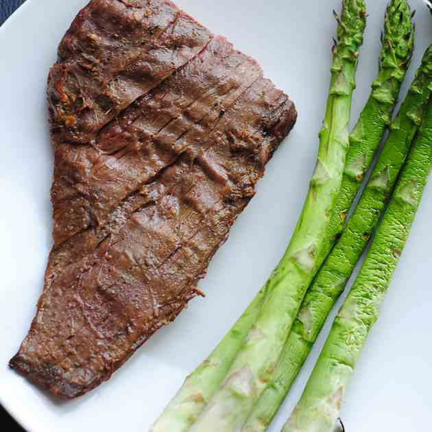 Marinated Grilled Tender Flank Steak