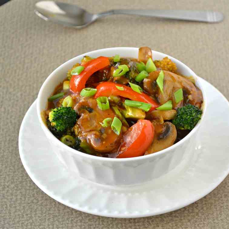 Veggies in Chilli Garlic Sauce