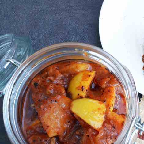 Lemon pickle South Indian style recipe
