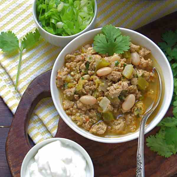 tomatillo turkey chili