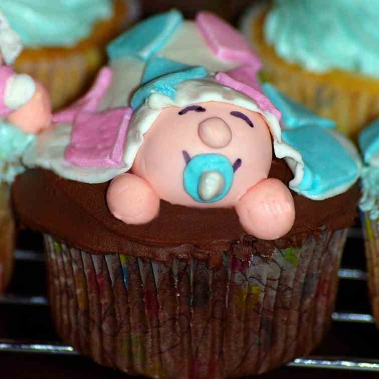 Baby Shower Cupcakes