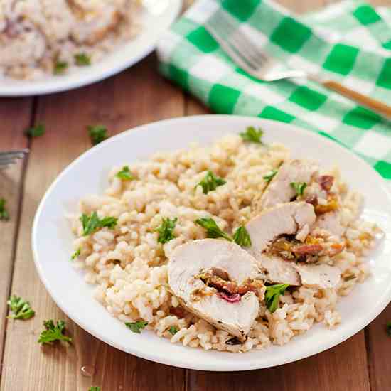 Instant Pot Stuffed Turkey Tenderloin