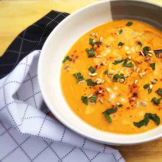 Spicy Butternut Squash Soup