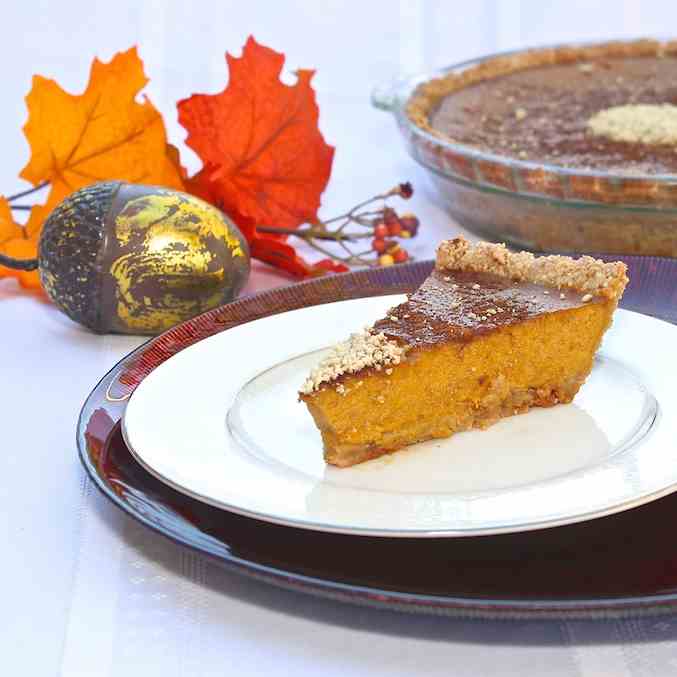 Honey'd Paleo Pumpkin Pie