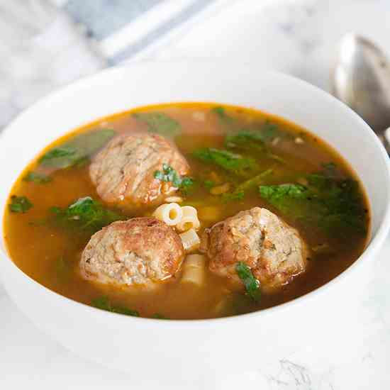 Italian Meatball Soup