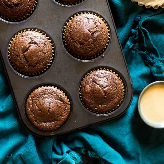 Paleo Chocolate Maple Tahini Muffins