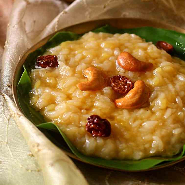 Chakkara Pongal Recipe