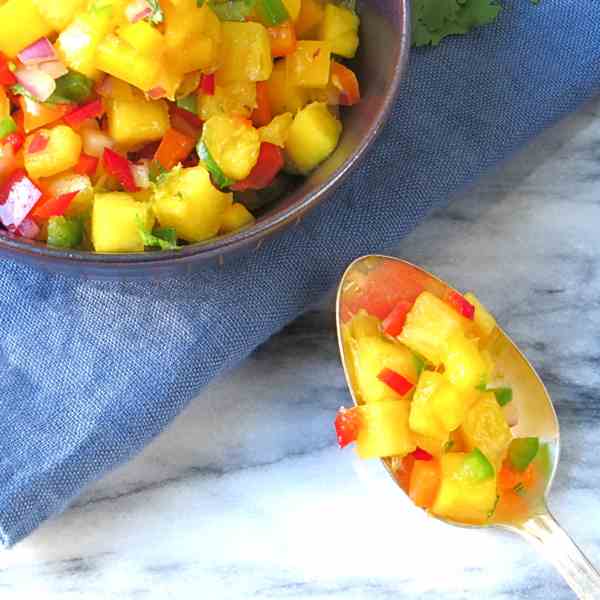 pineapple and mango salsa