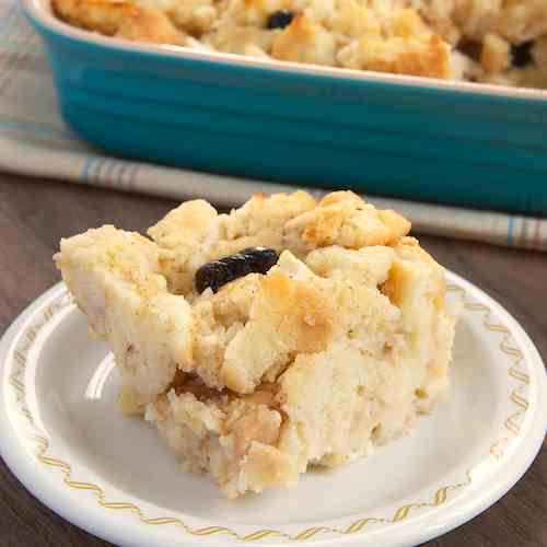 Apple, Pear, and Cranberry Biscuit Pudding