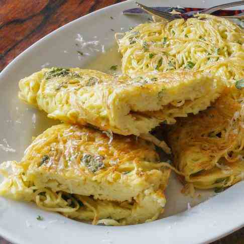 Tasty Pasta Omelette Recipe