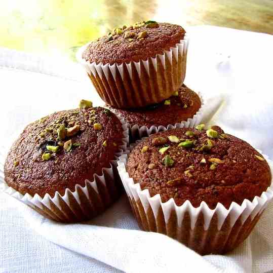 Beetroot Poppyseed Muffins