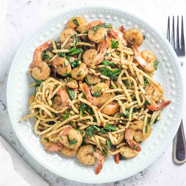 Palmini Pasta Shrimp Stir Fry