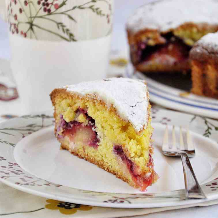 french plum cake