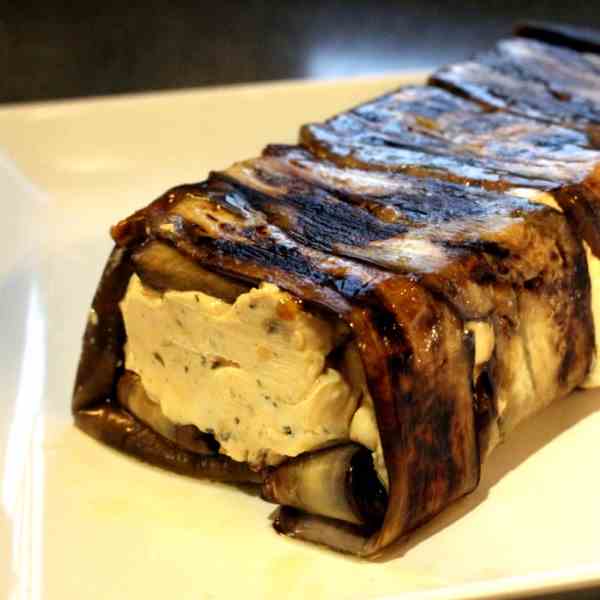 Cream Cheese in Aubergines