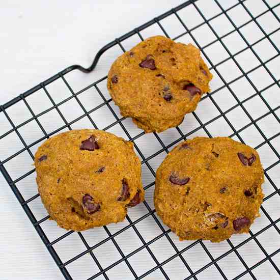 Pumpkin Chocolate Chip Cookies