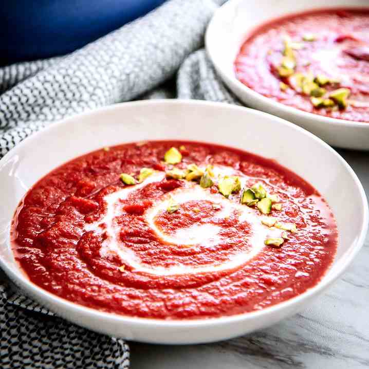 Red Beet Apple Soup