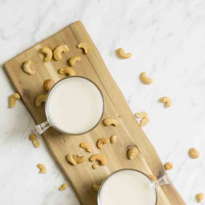 Homemade Cashew Milk