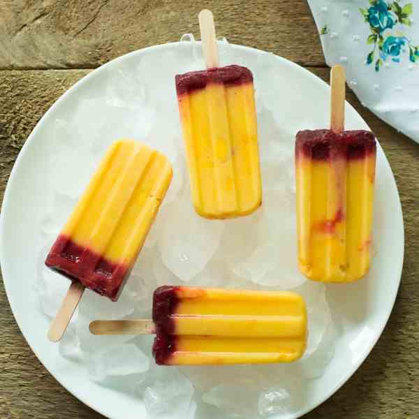 Mango Plum Popsicle