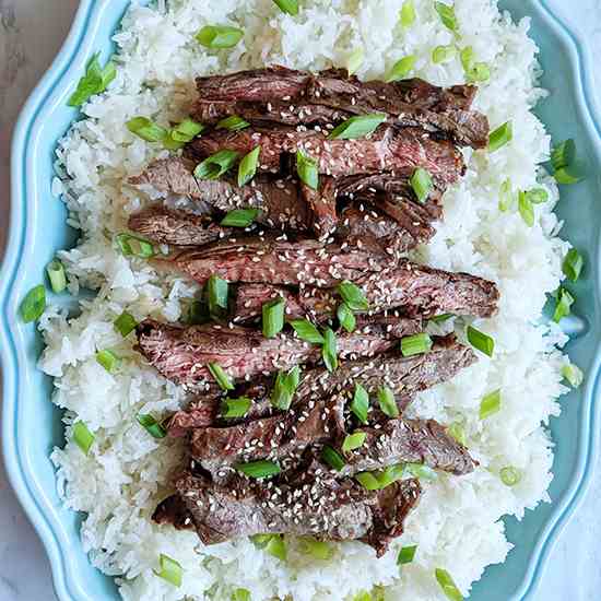 Grilled Asian Skirt Steak