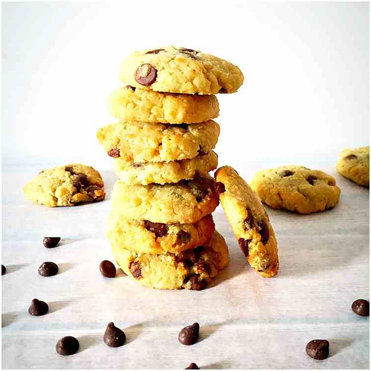 Lemon coconut chocolate chip cookies