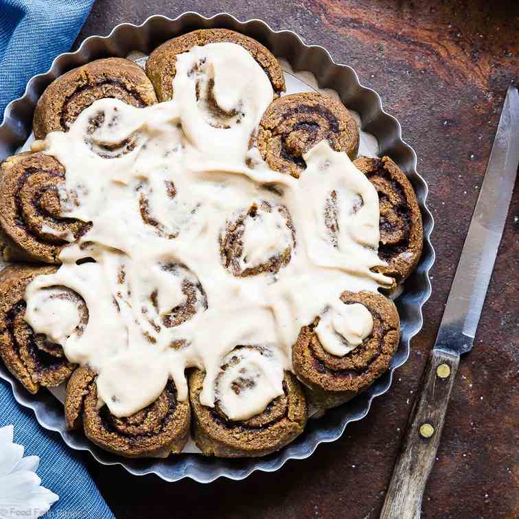 Almond Flour Paleo Cinnamon Rolls