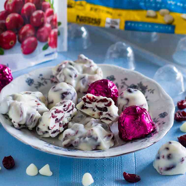 Cranberry Clusters and White Chocolate