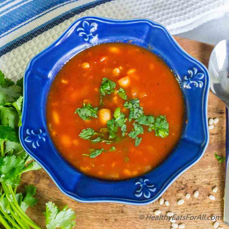 Pasta Fagioli Soup with Barley