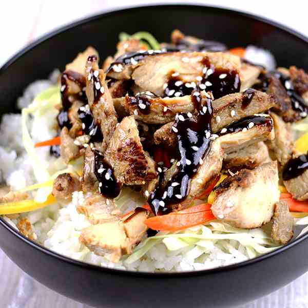 Spicy Hoisin Chicken Bowls