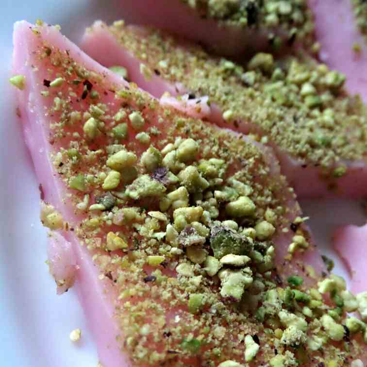 A Pink Rose Persian Dessert