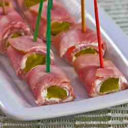 Ham and Dill Pickle Appetizer Bites
