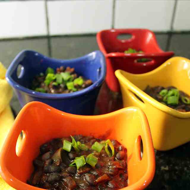 Re-fried Black Beans