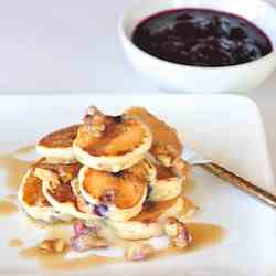 Blueberry-buttermilk pancakes