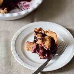 Designer Cherry Blueberry Pie