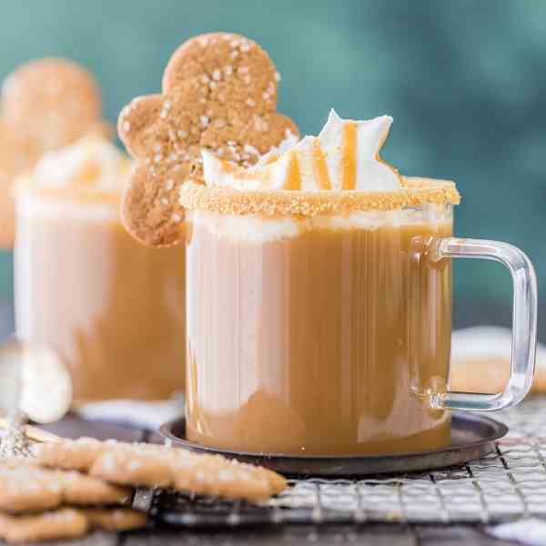 Slow Cooker Gingerbread Lattes