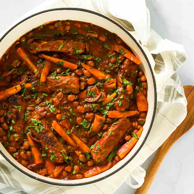 Vegan Sausage Casserole