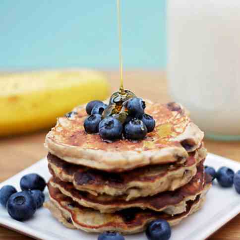 Banana Protein Pancakes