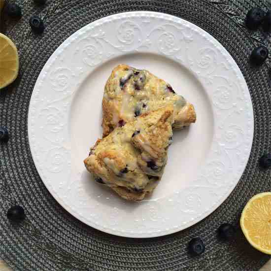 Lemon Blueberry Scones