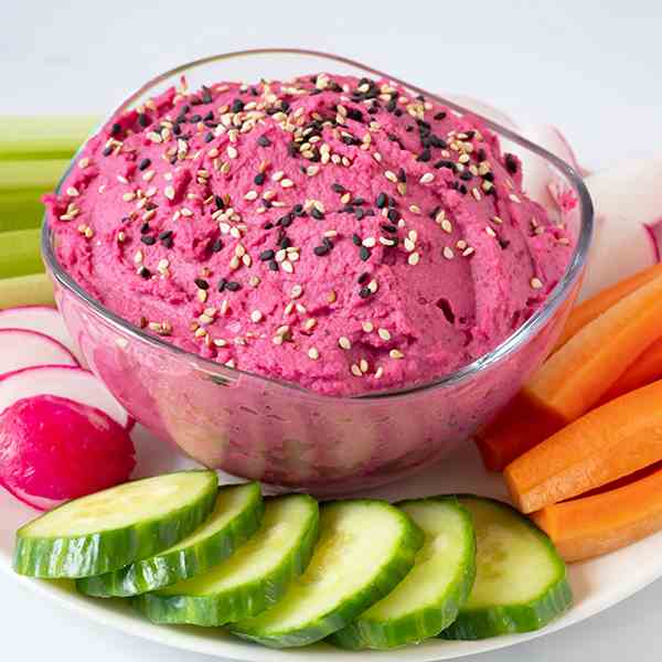 Beetroot And Chickpea Hummus