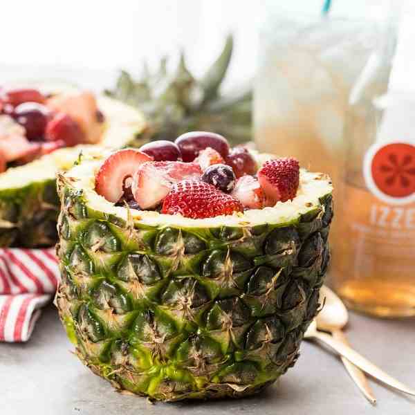 Fruit Salad in Pineapple Cups