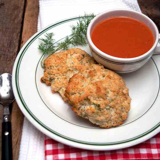 Herbed Drop Biscuits