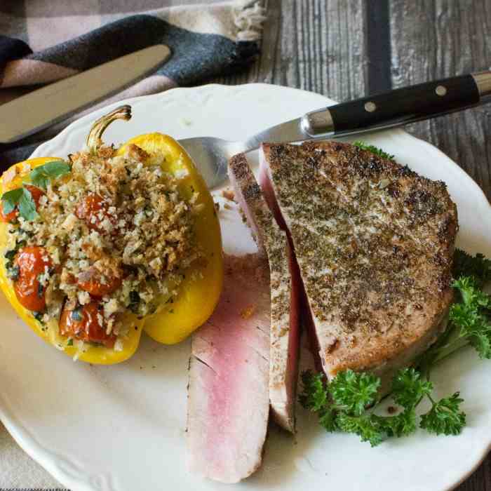 Orzo Stuffed Peppers Italian Style 