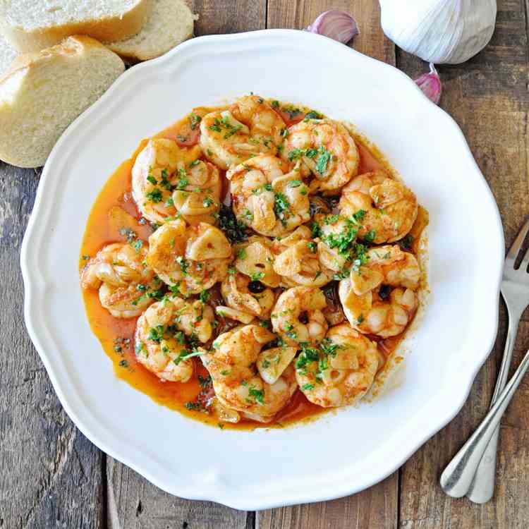 Spanish Garlic Shrimp