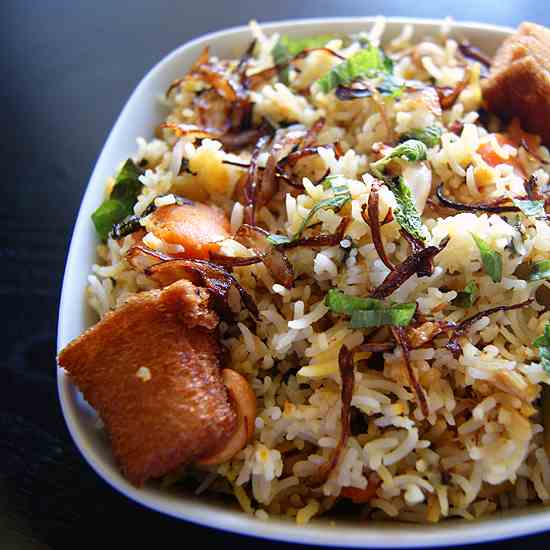 Vegetable Dum Biryani