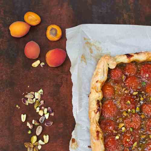 Apricot Pistachio Tart