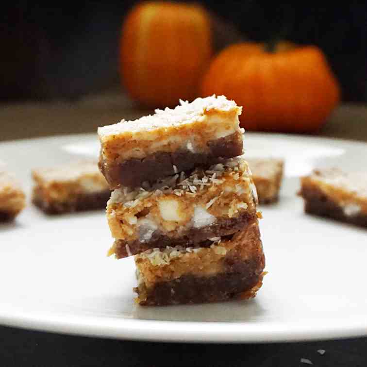 Pumpkin ginger dream bars